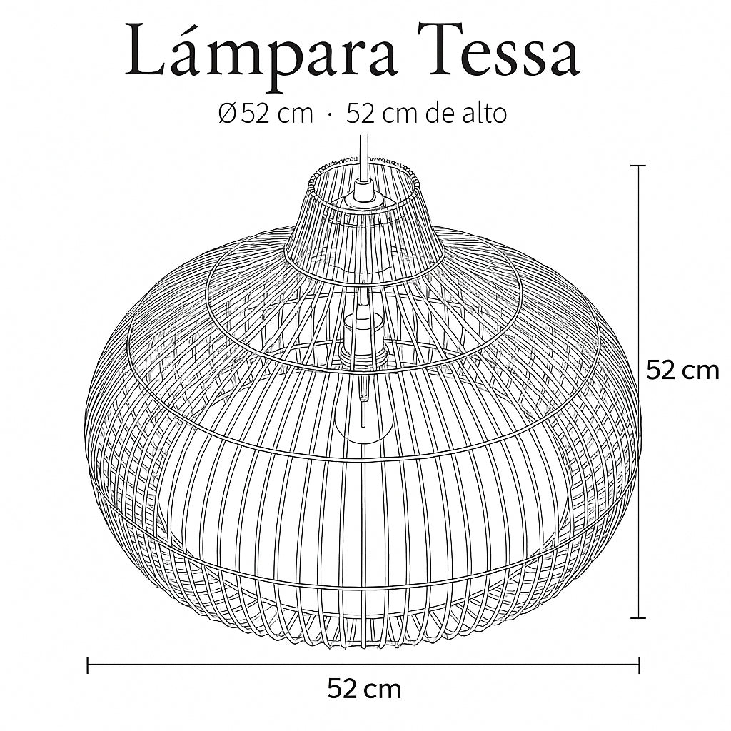 Lámpara Tessa