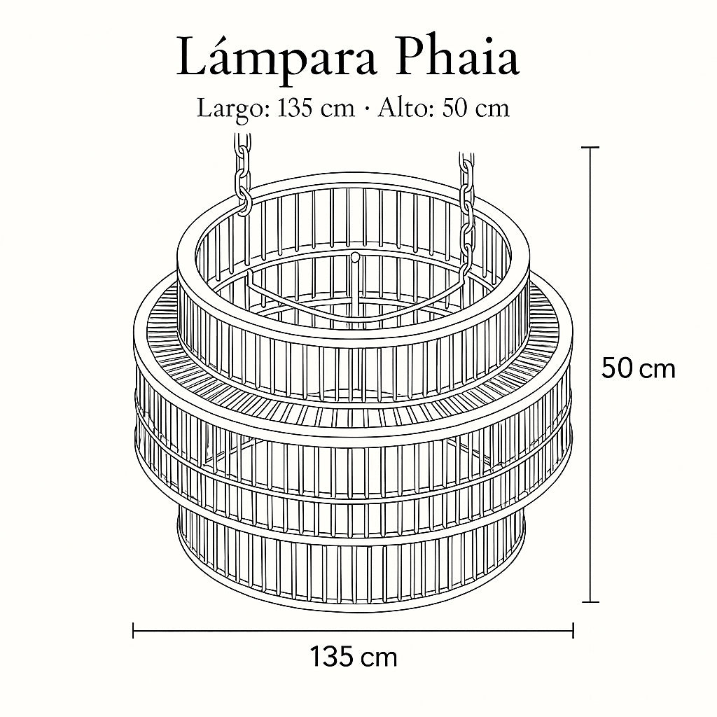 Lámpara Phaia
