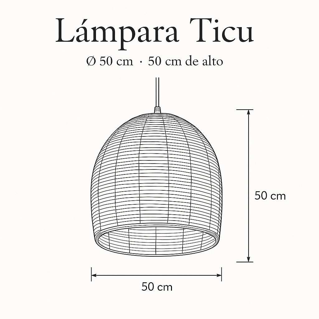 Lámpara Ticu