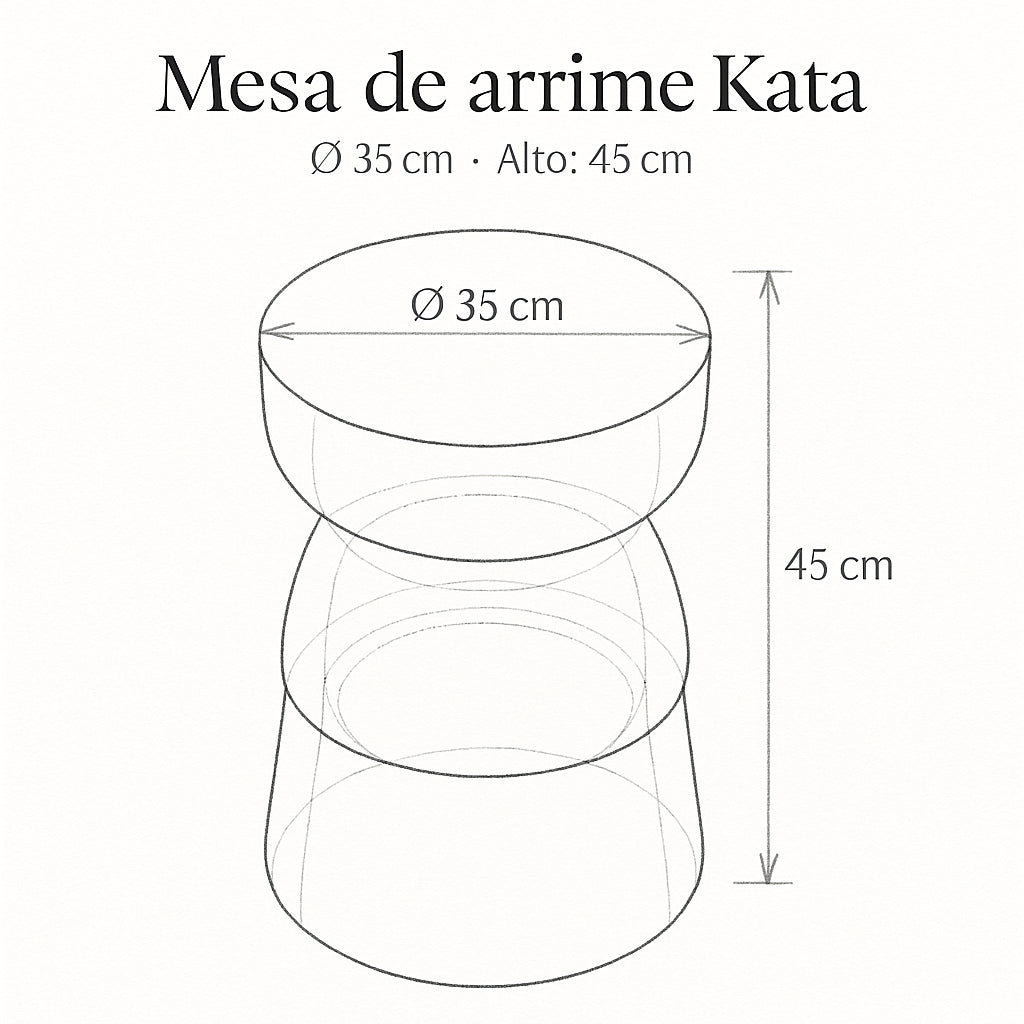 Mesa de arrime Kata