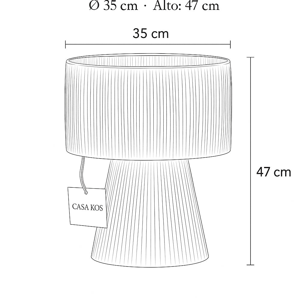 Lámpara de Mesa Tiva