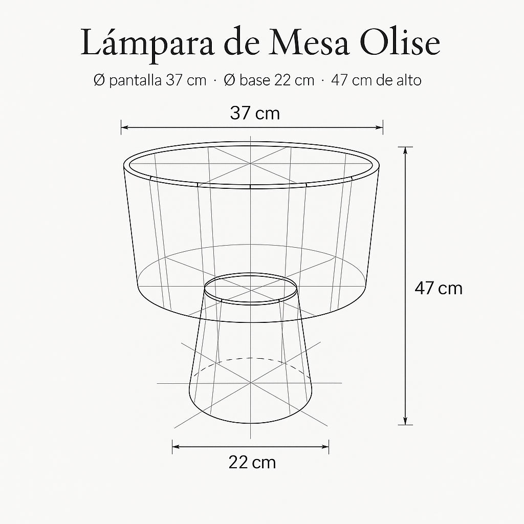 Lámpara de Mesa Olise