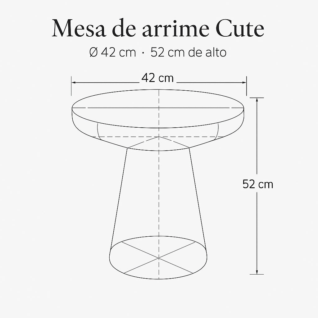 Mesa de arrime Cute