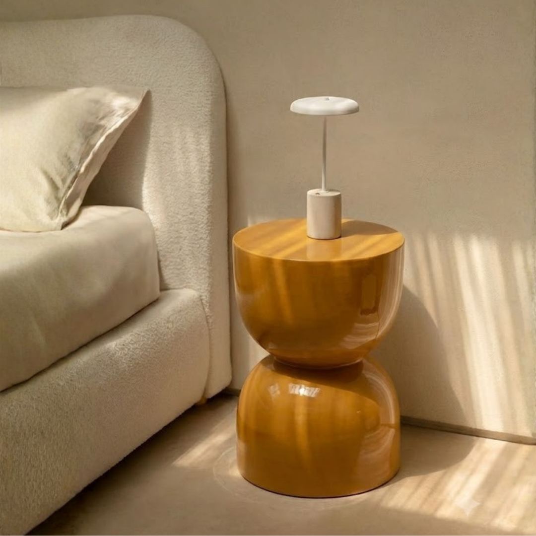 Mesa de Arrime / Taburete Walnut