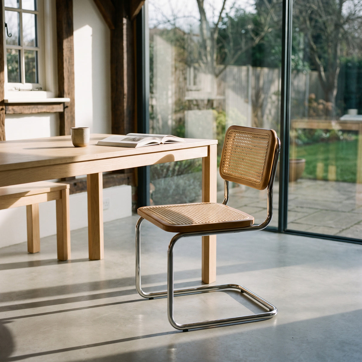 Silla Viena Natural — ambientado