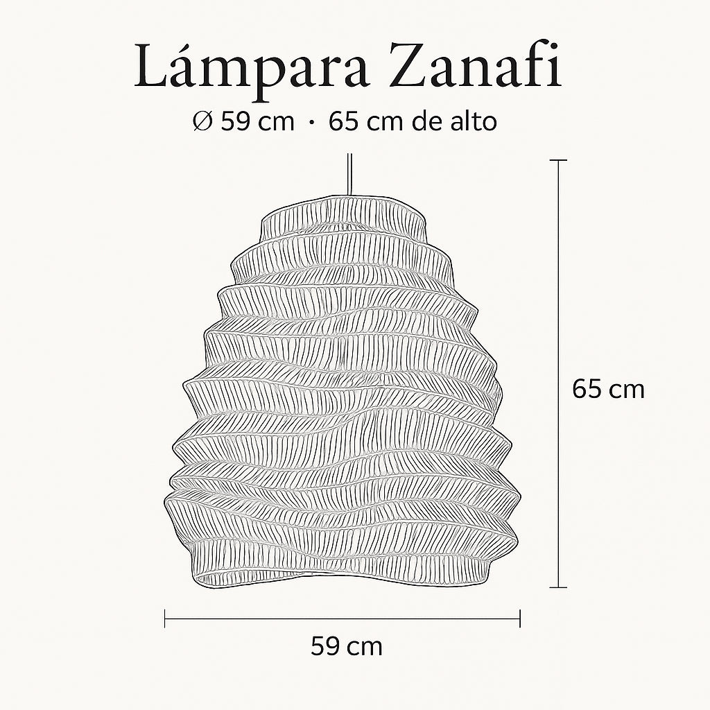Lámpara Zanafi