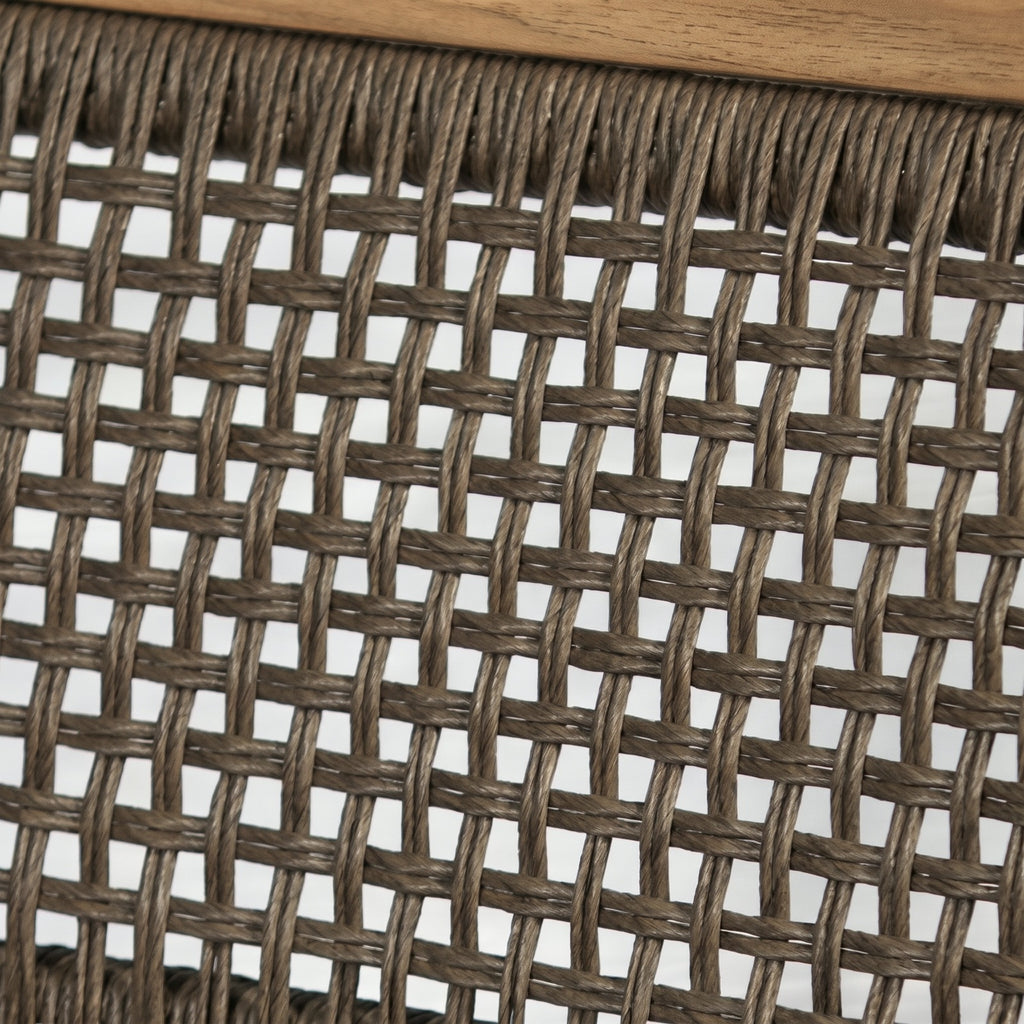 Banqueta / Taburete Soraya Chocolate — detalle del material