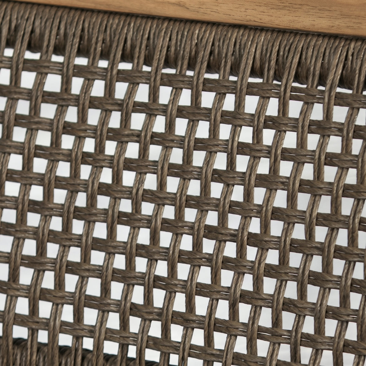 Banqueta / Taburete Soraya Chocolate — detalle del material