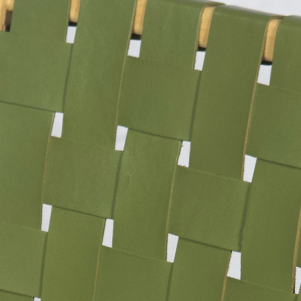 Banqueta Oka Pistacho — detalle del material