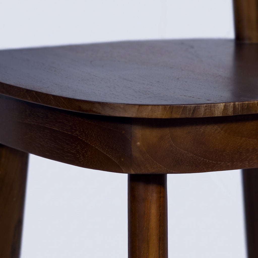 Banqueta Taleri Nogal — detalle del material