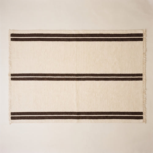 Alfombra Crudo y Negro